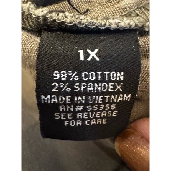 d. jeans Women’s Camo denim jacket 1X Cotton Spandex Stretch Gorpcore Fall - Picture 8 of 10